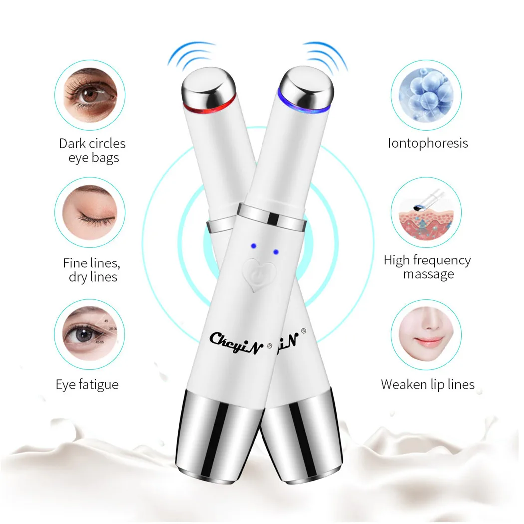 CkeyiN Neck Face Lifting Machine Face Massager Photon Therapy Eye Massage Instrument Vibration Anti Wrinkle Double Chin Remover