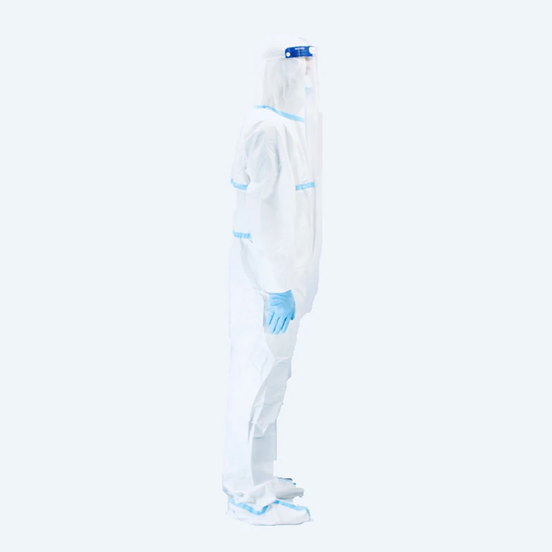 White Coverall Protection clothing Protective Disposable Clothing Disposable Factory Safety Clothing Spot can be wholesale