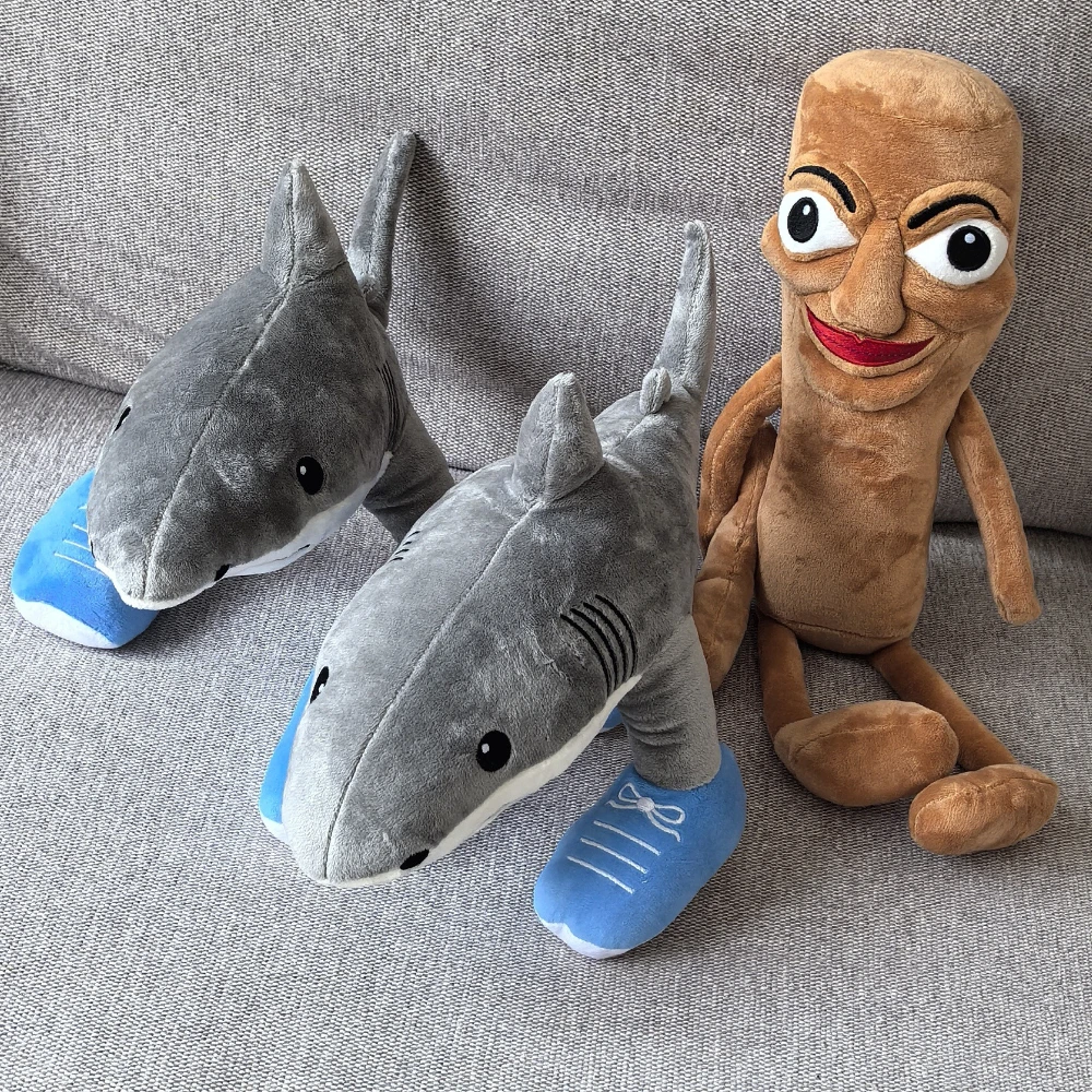 .Hot Tralalero Tralala Shark Plush Tungtungtung Sahur Plush Italian Brain Rot SHARK Animal Doll Peluches Stuffed Doll Toy Gifts