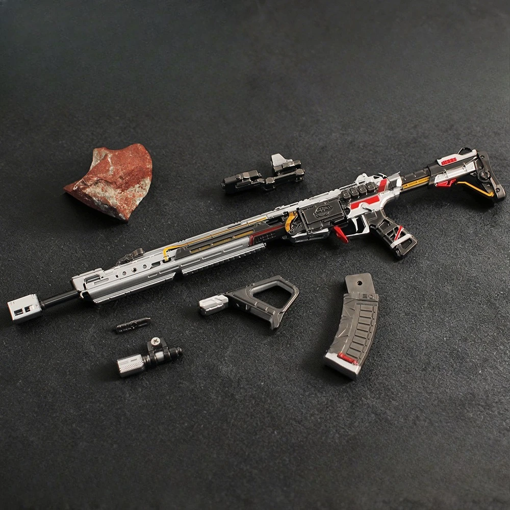 24cm Delta Force Tenglong Assault Rifle Game Peripheral Detachable Toy Gun weapons model Collectible Display Piece Boys Gifts