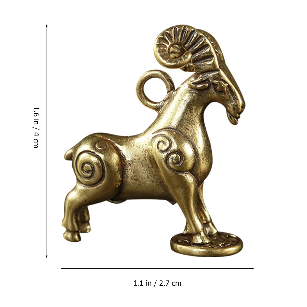 Statues décoratives de chèvre en laiton, 3 pièces, ornements de bureau, décoration Chic pour la maison et le bureau, décoration de chèvre, décoration de maison