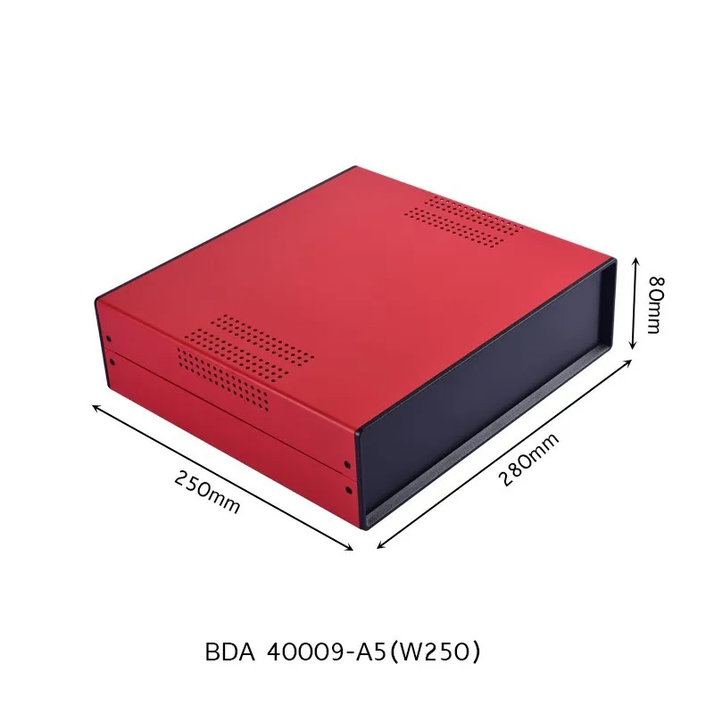 280*250*80mm Iron Electrical Connector Enclosure Diy Instrument Case Project Enclosure Iron Controller Wire Connection Box view 2