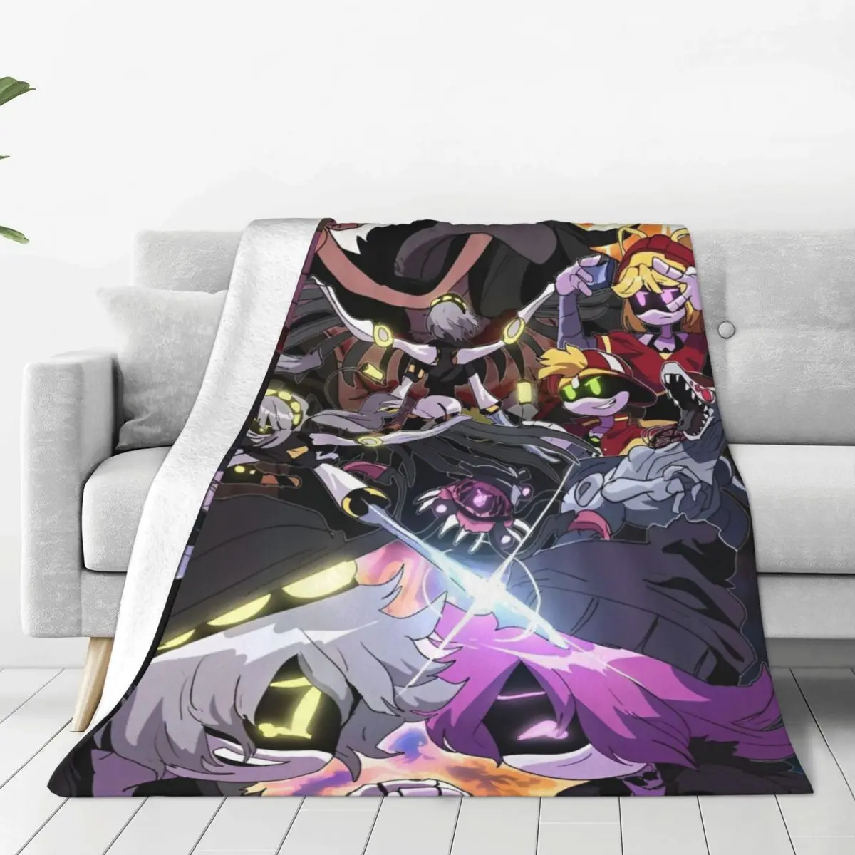 Robot Murder Drones V Uzi Blanket Travel Flannel Throw Blanket For Home Decor Super Soft Design Quality Bedspread