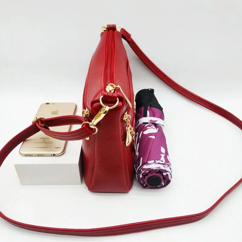 Women's Square Bag Shoulder Bags New Fashion Middle Aged Mom Crossbody Bags Small Square Bag Leisure Versatile Zipper Bags ﻿