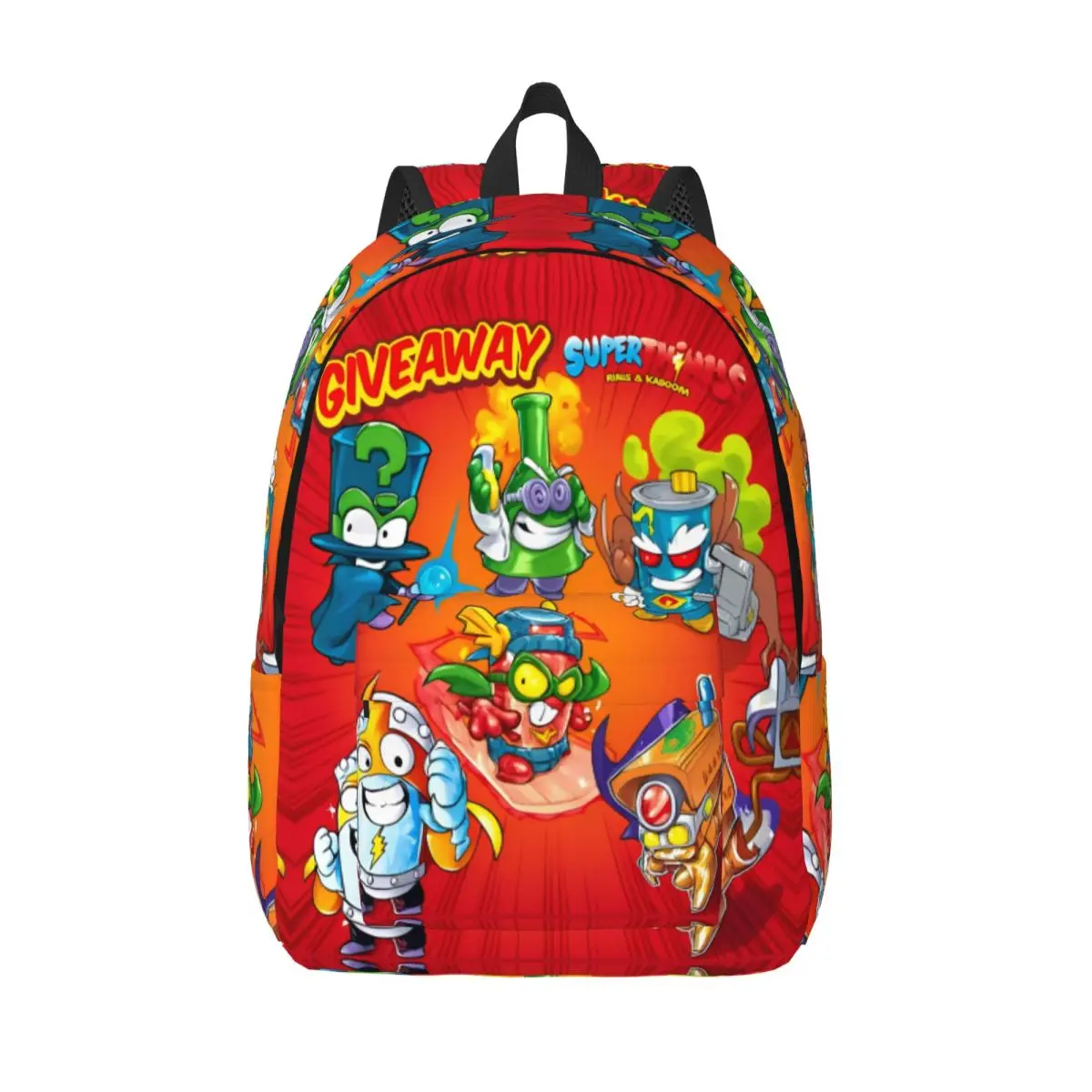 ซุปเปอร์ธิงส์การ์ตูนกระเป๋าเป้สะพายหลังลำลองนักเรียนซุปเปอร์ซิงส์โรงเรียนอนุบาลกระเป๋าเป้สะพายหลังสำหรับผู้ชายผู้หญิงแล็ปท็อปคอมพิวเตอร์กระเป๋าสะพาย
