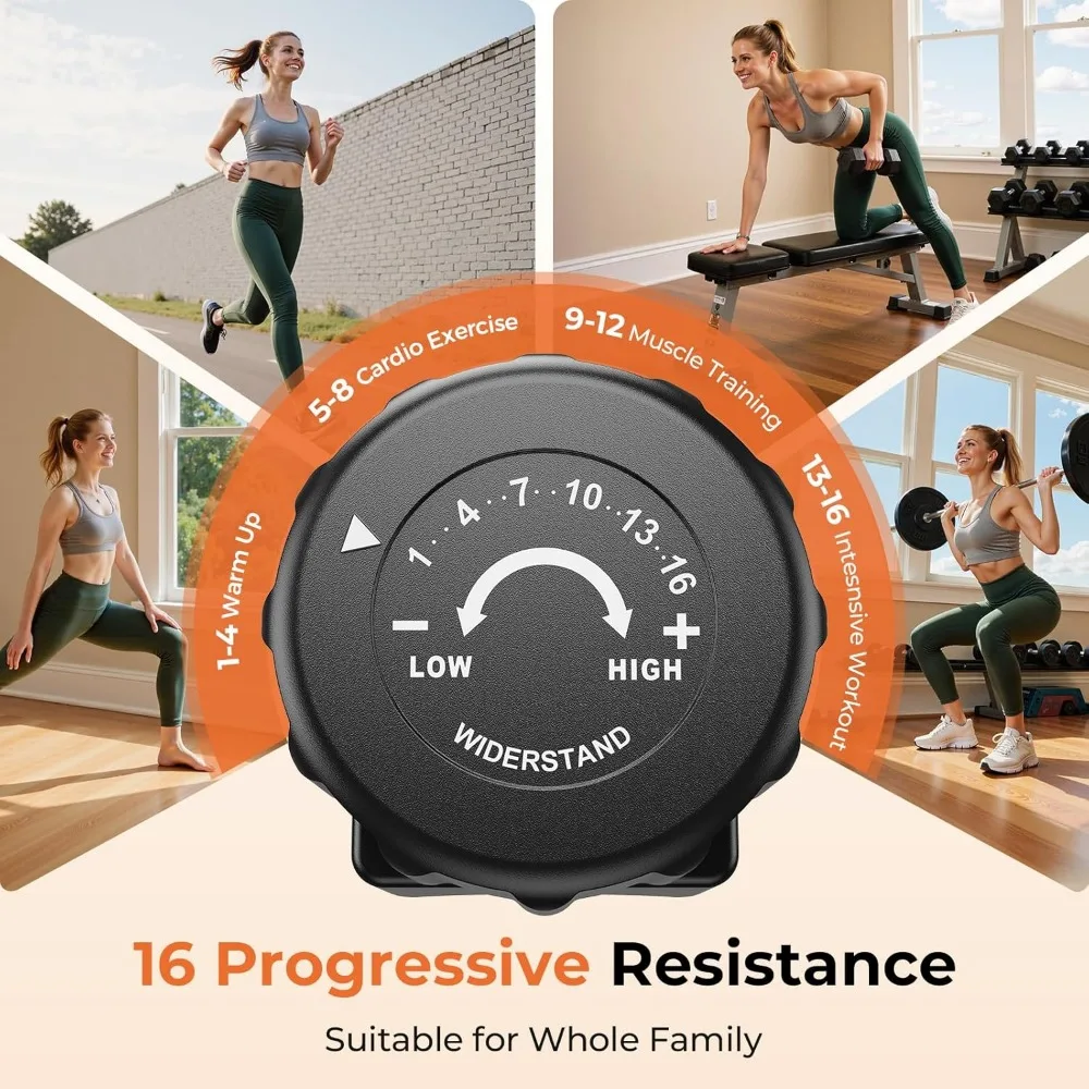 Stationary Magnetic Exercise Bike for Home Use - Senior and Adult-Friendly Recumbent Cycle with Adjustable Seat, 350 lbs Capacit