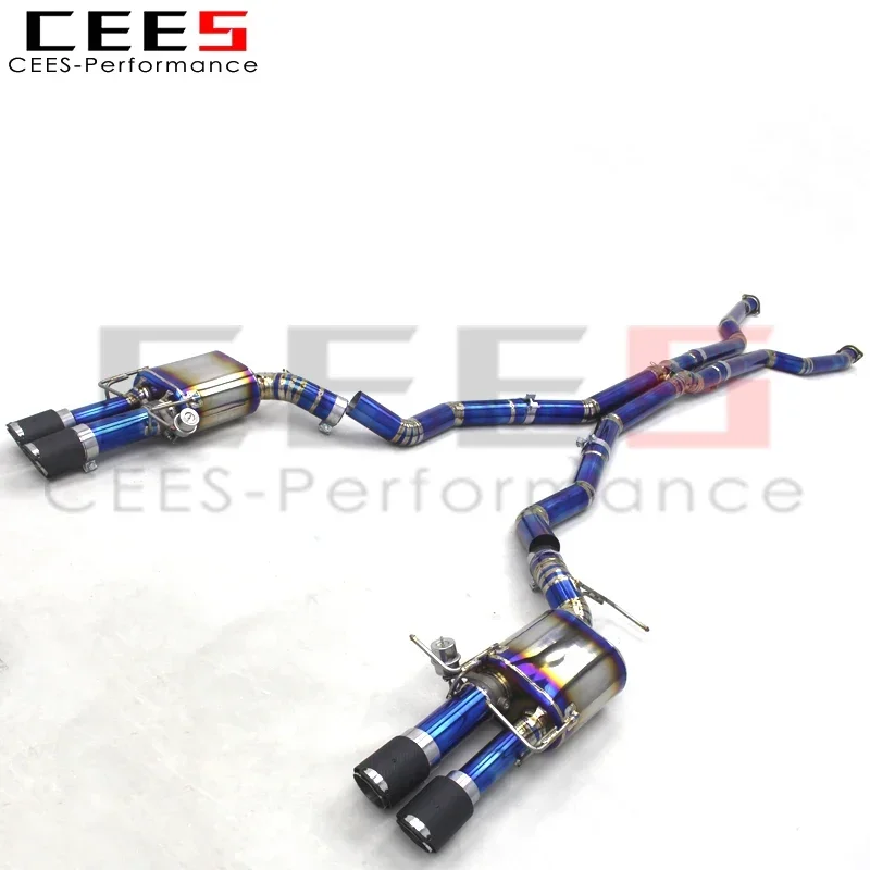 CEES Titanium Catback Exhaust Pipes Tuning Auto Parts For BMW M5 E60 5.0 2003-2010