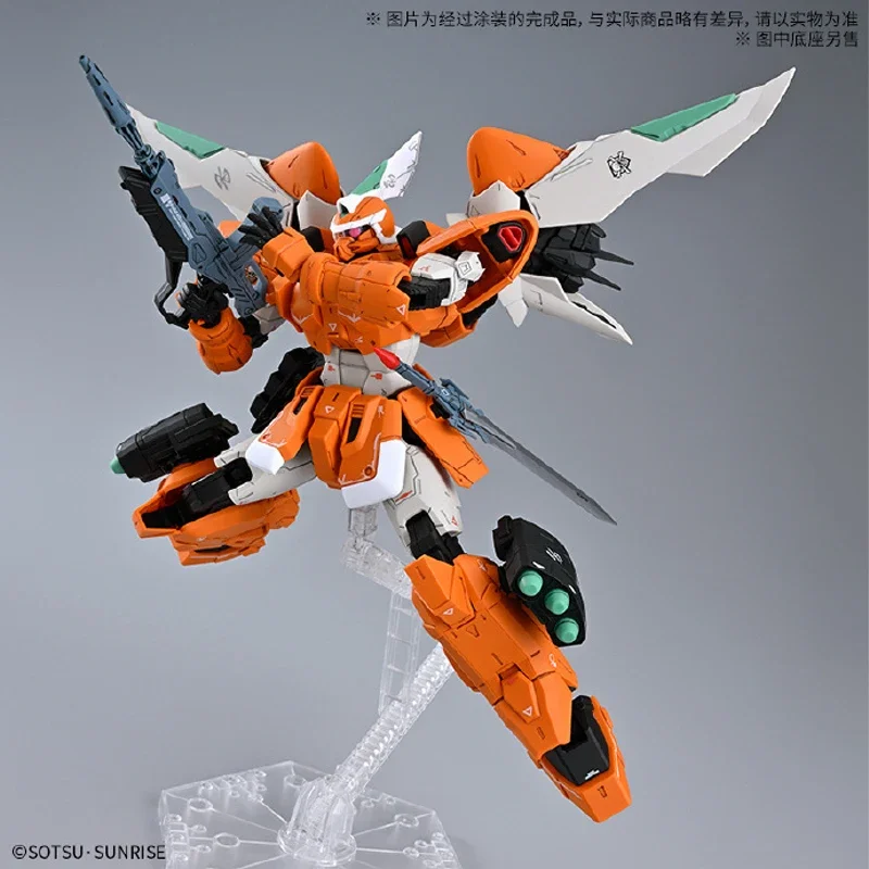 반다이 오리지널 건담 MG 시리즈 모바일 GINN 애니메이션 액션 피규어 조립 모델 장난감 소장 모델 장식품 선물 재고 있음