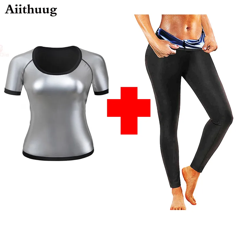 

Aiithuug Sauna Sweating Suits Weight Loss Corsets Slimming Body Shaper Shirts Fat Burn Corset Hot Thermal Shapers Polymer Sweat