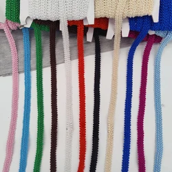 10mm Lace Trimming Ribbon Polyester Centipede Braided Lace Sewing Clothes Accessories Curve Lace DIY Craft Wedding Decor 12yards