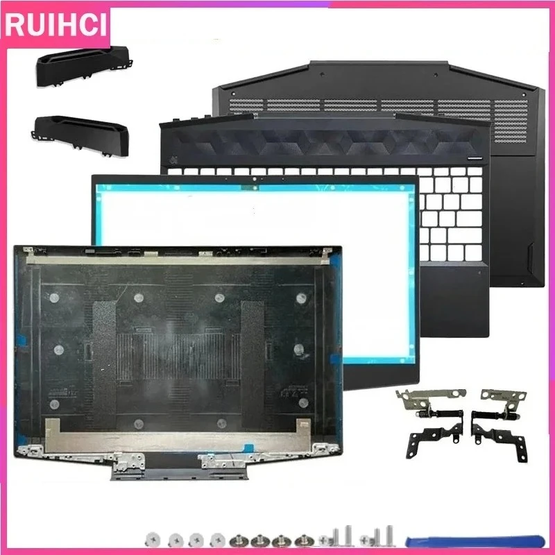 

NEW For HP Pavilion 15-DK 15T-DK TPN-C141 Laptop Case LCD Back Cover Front Bezel Hinges Palmrest Bottom Case Top Lid L56914-001