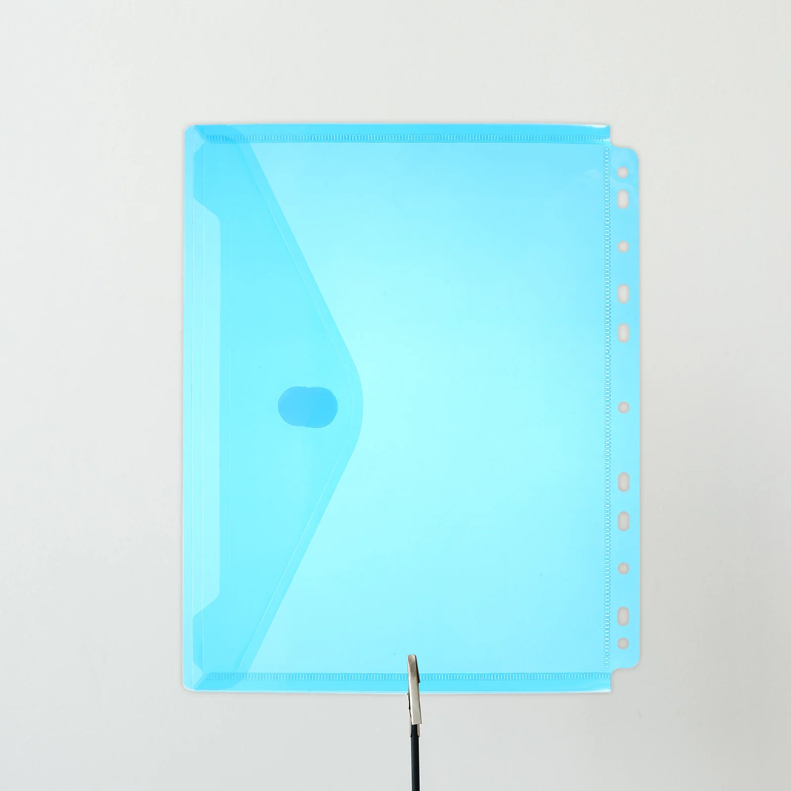 แฟ้มเอกสารแบบกดปุ่ม 10 ชิ้น  วัสดุพลาสติกใส ใช้ซ้ำได้ สำหรับจัดเก็บเอกสารในสำนักงาน โรงเรียน ใบเสร็จ และงานเอกสารต่างๆ