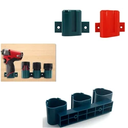 Per Makita per Milwaukee/Bosch 10.8/12V portabatterie portautensili portautensili per montaggio su Dock portabatterie a parete organizzare la conservazione degli attrezzi
