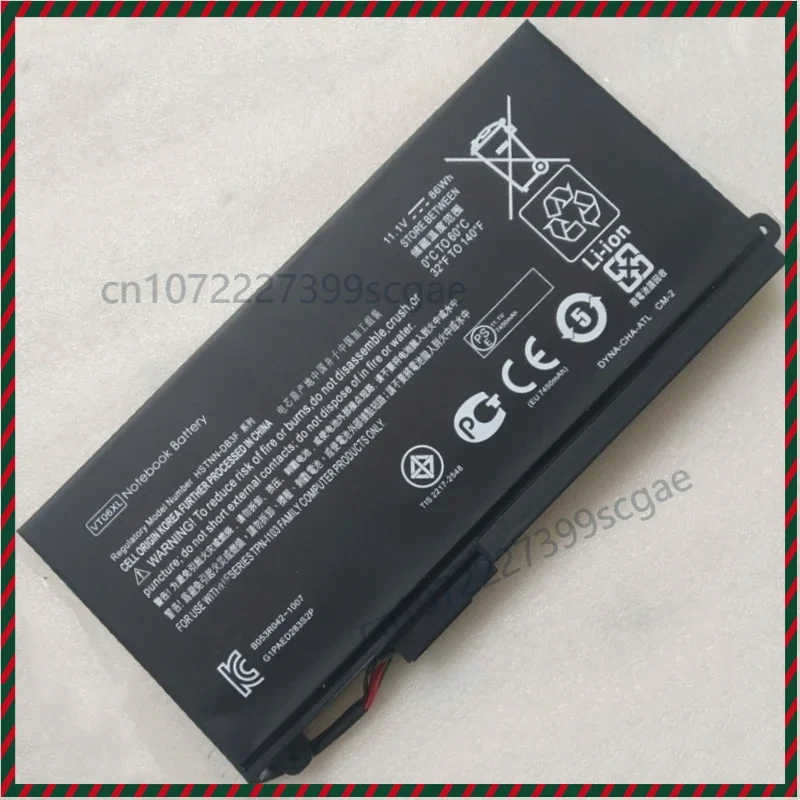 VT06XL Battery ForHP Envy 17 17T 3000 3000EG 3001ED 3001XX 3002EF 3010EN 3010ER 3011ER 3015EO 3005EO 3077NR 3095BR 3095CA 3095LA