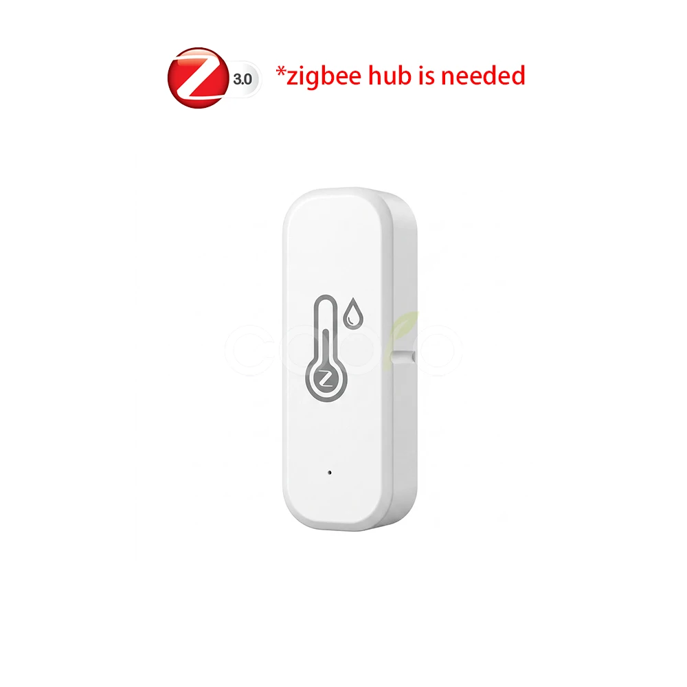Tuya Zigbee 3.0 Temperatur- und Feuchtigkeitssensor, Smart Home Innenhygrometer, App-Fernüberwachung, funktioniert mit Smart Life Z2M, Hub erforderlich