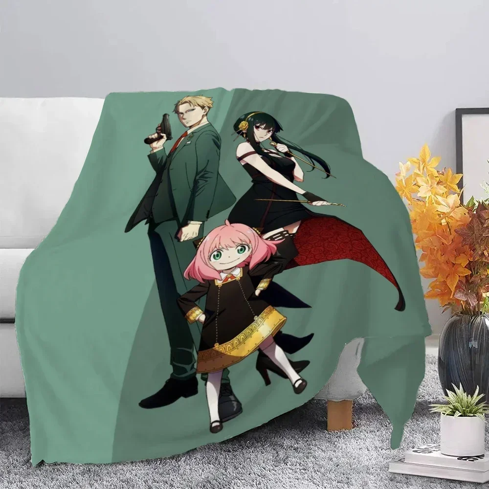 

Мягкое и уютное одеяло с принтом Kawaii Anya SPY X FAMILY для дома, путешествий, пикника, подарок на день рождения