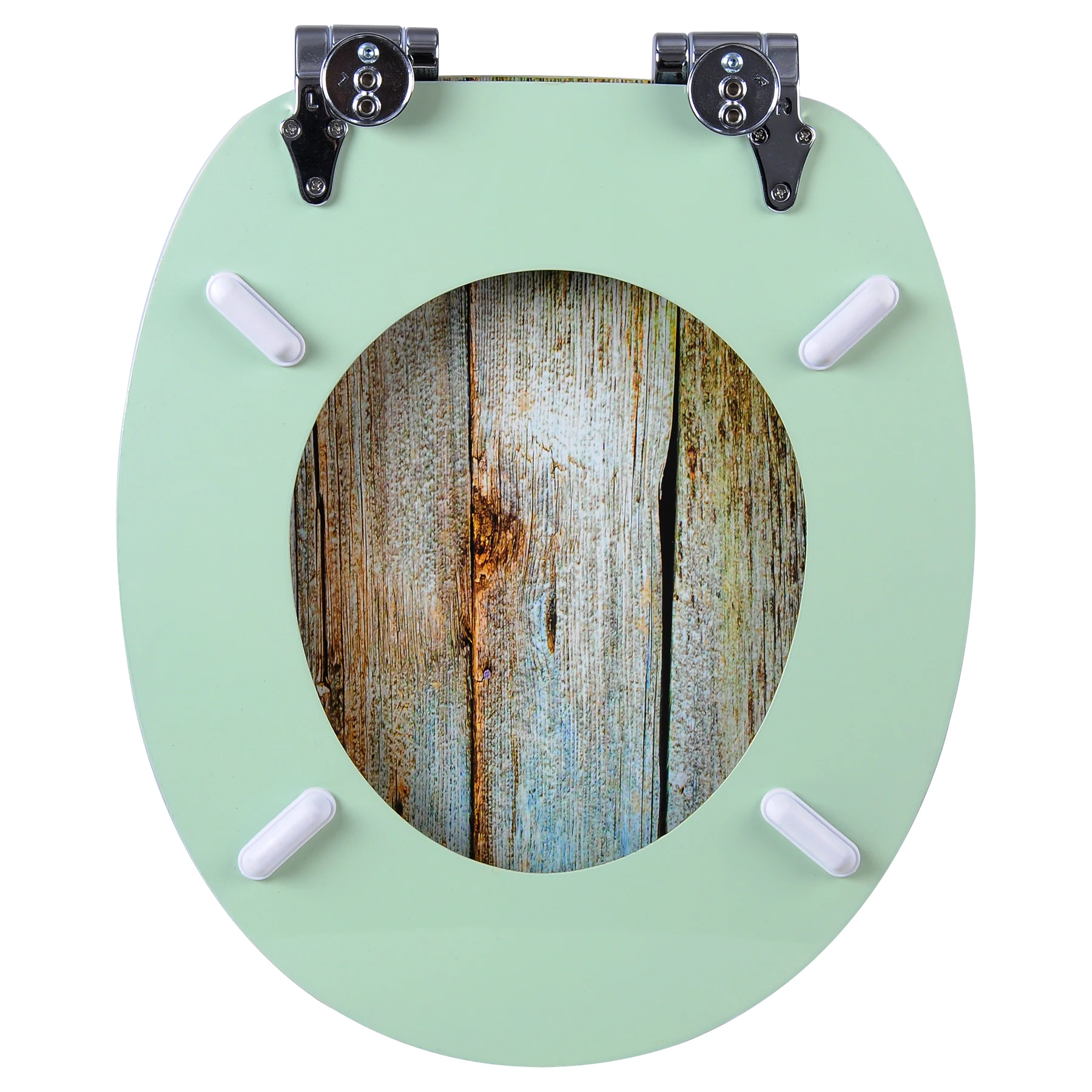 WOLTU 1 Stück universeller Toilettensitzdeckel mit Soft-Close-Funktion für Badezimmer, verdickter, antibakterieller Ersatz für Badezimmer-Ausstattung – Detail 26
