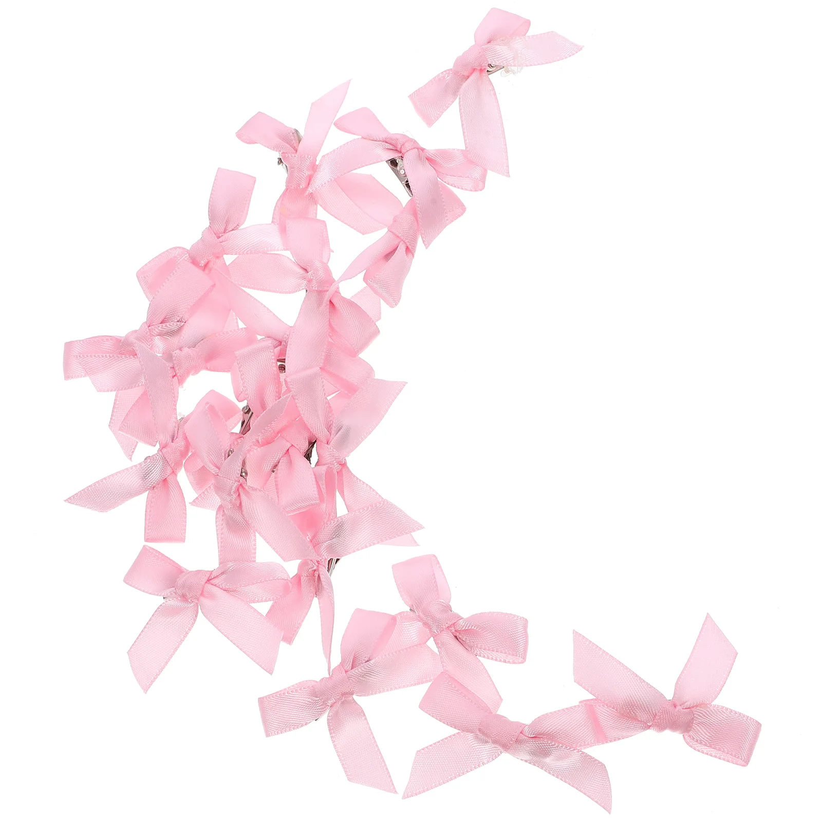 

20pcs Bow Clips Stylish Decorative Hair Accessories For Women Durable Lightweight Hair Barrettes For Various Occasions
