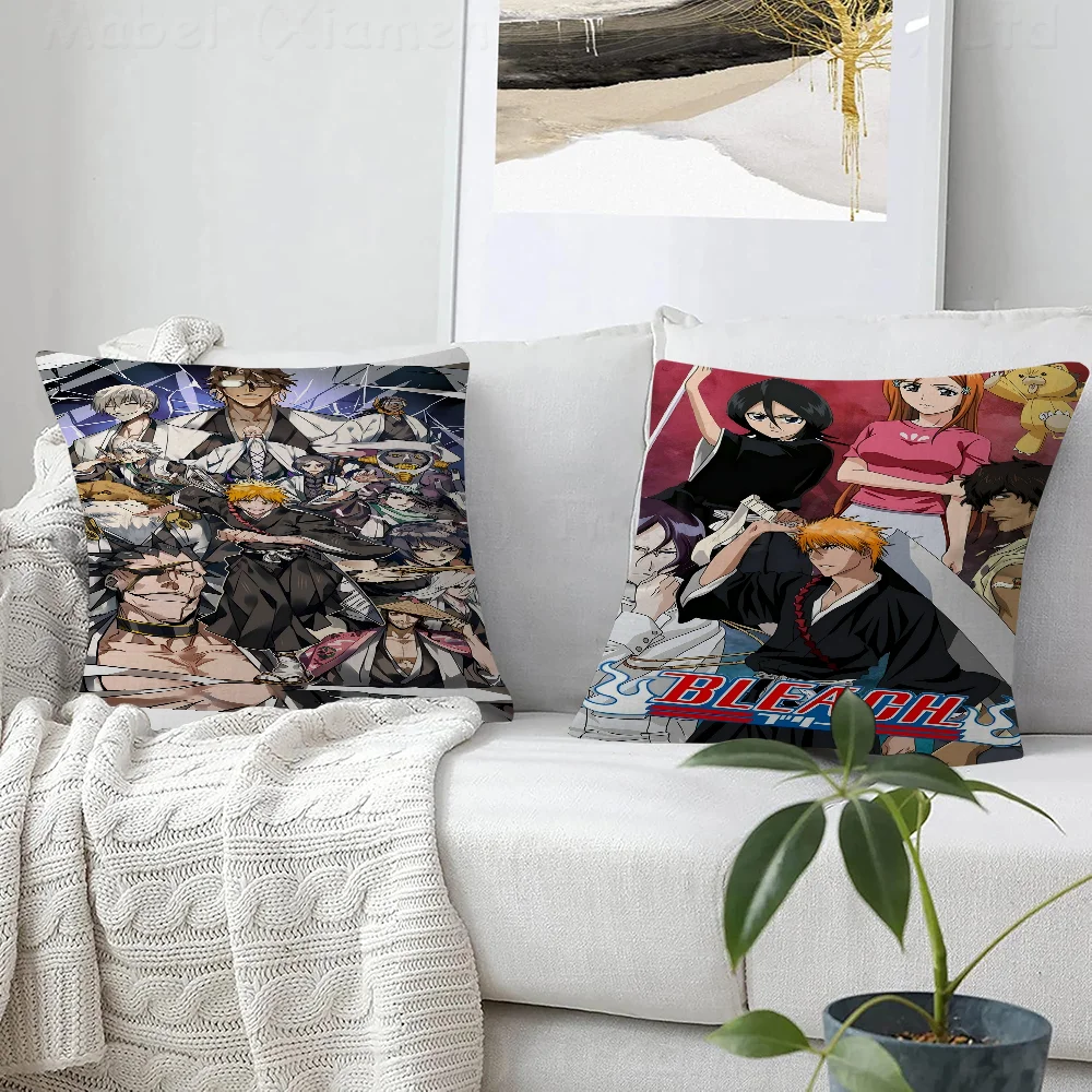 Anime Figure BleachCushion Cover Pillow Cover Decor Pillowcase Printed Cushion Case For Couch