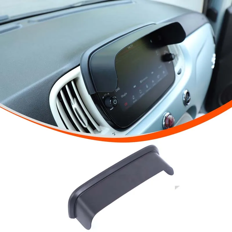 

For 2016+ models Fiat 500 navigation screen visor, car central control screen blocks the sun, UV protection protection accessori