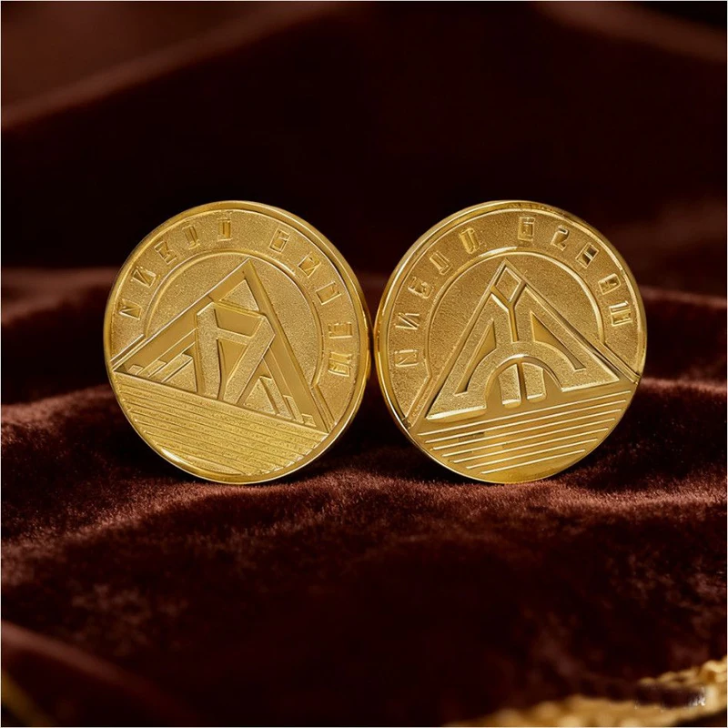 جديد ليكون هيرو X الاتحاد عملة ذهبية كوس X معدن عملة ذهبية الدعامة أنيمي المنتقة السلع هدية عيد ميلاد