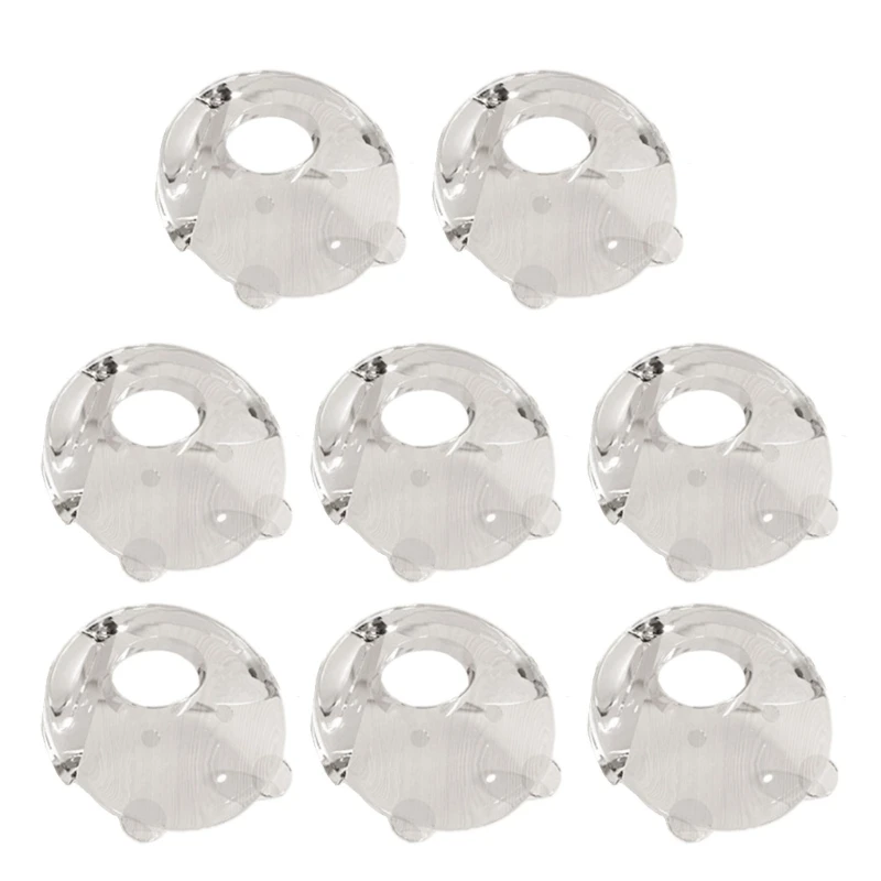 8Pcs Edges Protectors Baby Corners Protections Panda Self-Adhesive Clear Table Edges Protections Cushions