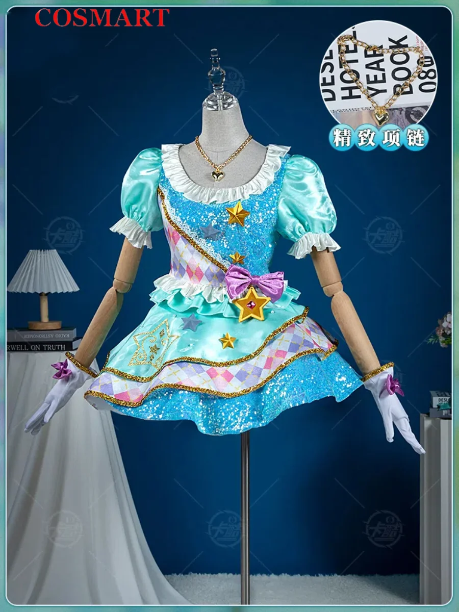 Aikatsu! Serie Shiratori Hime Sloeg Het Lied Kostuum Cosplay Kostuum Cos Game Anime Party Uniform Hallowen Spelen Rollenkleding