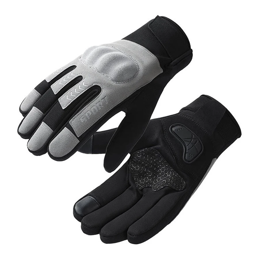 AliExpress Cycling gloves for men, autumn and winter, outdoor, warm, wear-resistant, anti fall, touch screen, motorcycle racing, silicone p