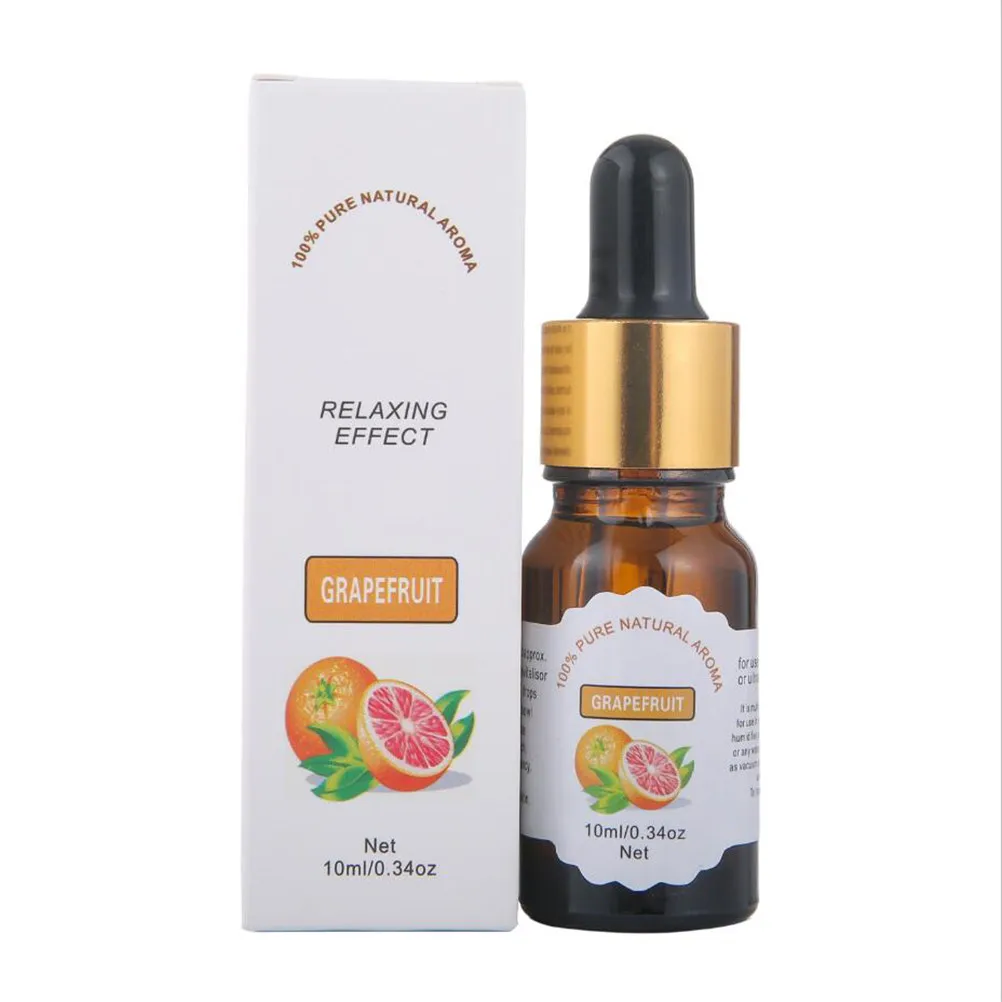 10Ml Grapefruit Essential Oil Water-Soluble Aromatherapy Oil for Diffusers Humidifiers Air Purifying Home Office Car Relaxation