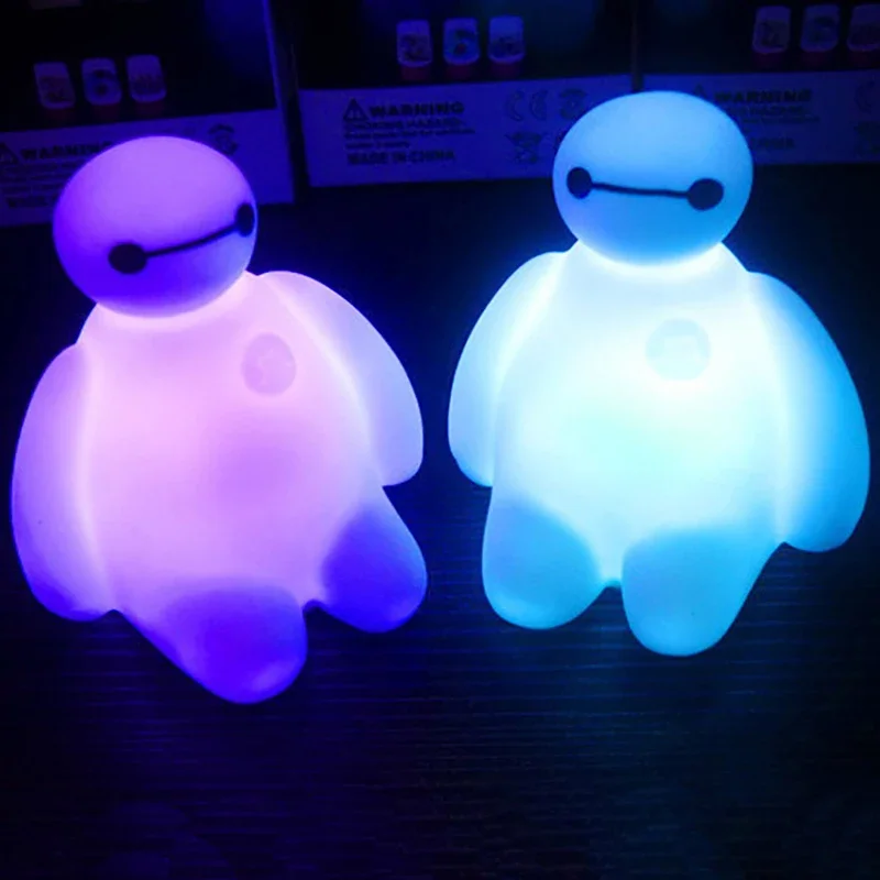 Veilleuse LED de dessin animé pour enfants, lampe colorée, table mignonne, décor de chambre à coucher, cadeau exquis pour enfants, filles