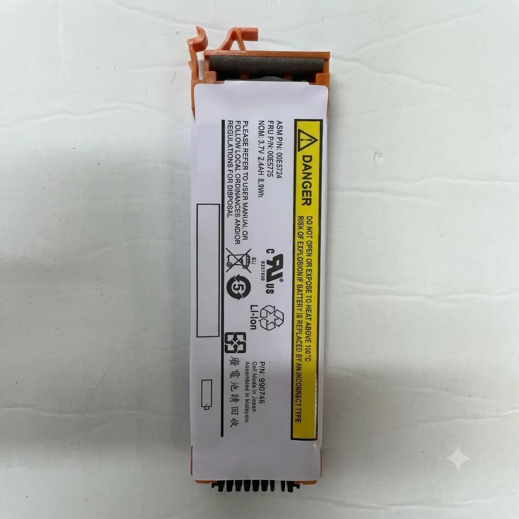Li-ion Cache Backup Battery FRU 00E5724 ASM 00E5725 Compatible Storage RAID Card Replacement Battery 42R8705 44V7597 74Y9124