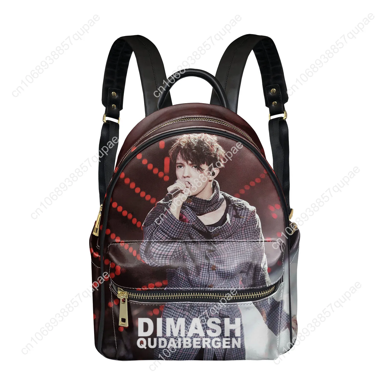 Dimash Qudaibergen Backpack Womens Men Personalized Double Shoulder Bag Business Travel Bookbag Rucksack Gift Daypack