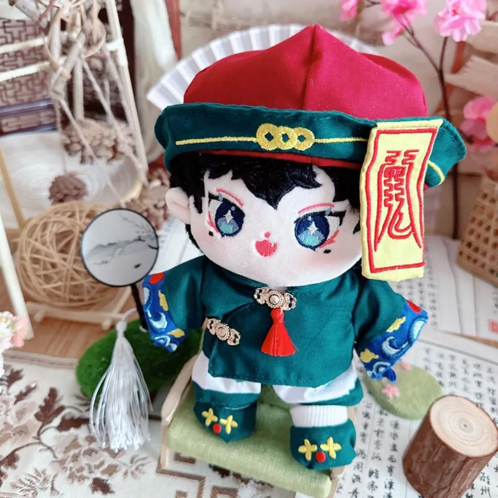 

Cute Cosplay Halloween Cotton Clothes Set Green Dress Up Cotton Zombie Suit Fashion Kawaii Clothes 20cm Cotton