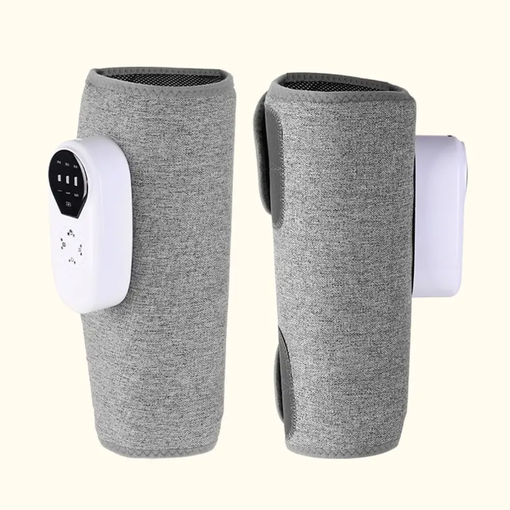 

Электрический массажер для ног и икр с горячим компрессом, вибрацией и 3 режимами прессотерапии, воздушно-компрессионный массажер для ног, умный, расслабляющий