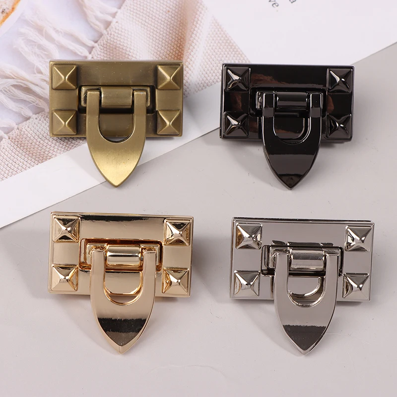 1Pc 4CM Metal Turn Twist Lock Buckles For DIY Women Handbag Bag Purse Hardware Closure Clasp Bags Parts Accessories