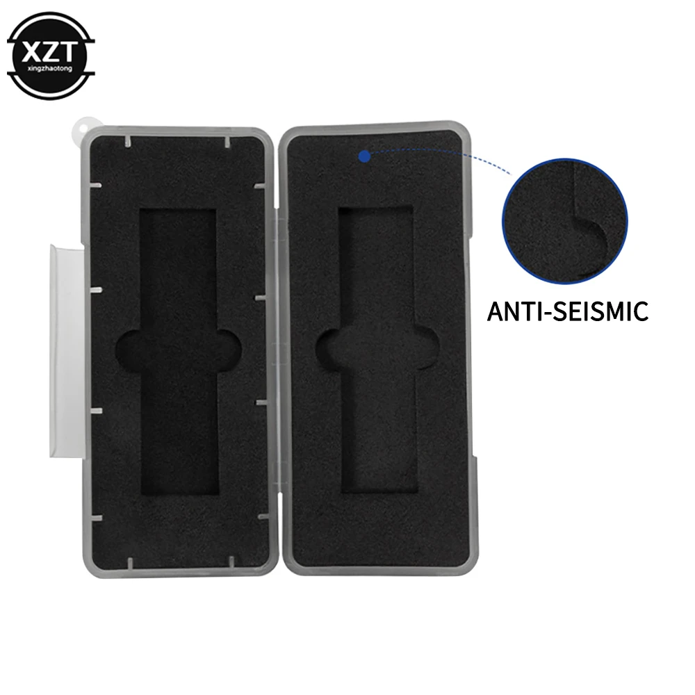 M2 2280 SSD Plastic Case Anti-static Storage Box Memory Holder Protection for 6 x M.2 NVME 2280 Solid State Drive Waterproof