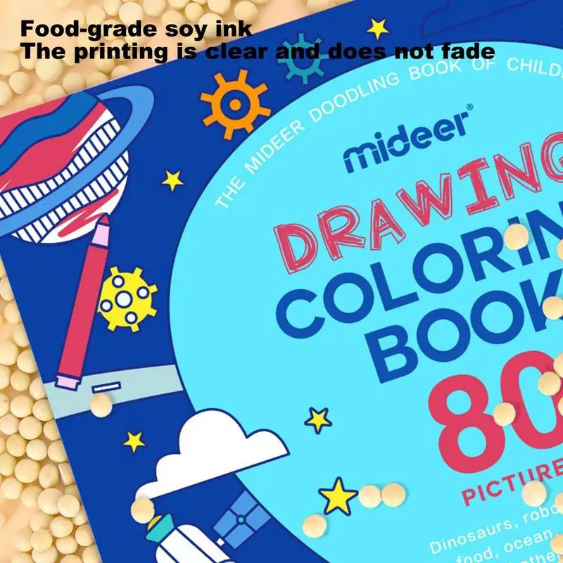 Children Coloring Books Coloring Book Early Learning Educational Toys Food-Grade Ink Geometric Early Learning Drawing Practice