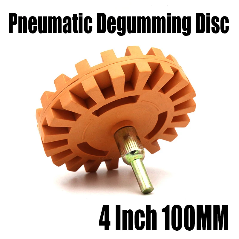 

1PCS 4 Inch Pneumatic Degumming Disc Remover Paint/Glue/Rust/Stain Rubber Grinding Wheel Tire Polishing Wheel Adhesive Remover