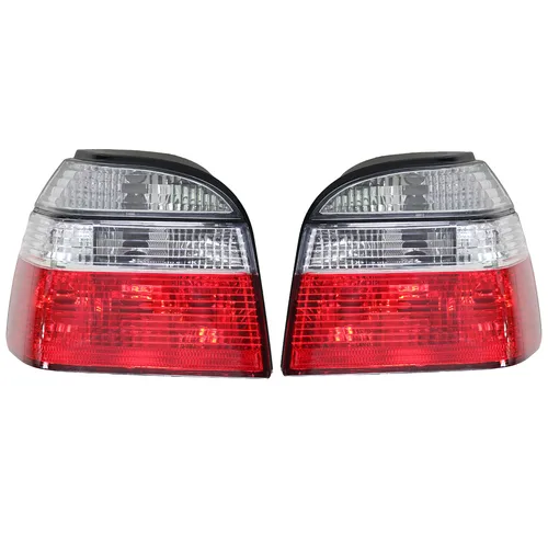 Imagen 1 del producto Carcasa de luz trasera izquierda y derecha, freno de parada trasera sin bombilla para VW Golf 3 MK3 1992-1997 1H6945111A 1H6945112A
