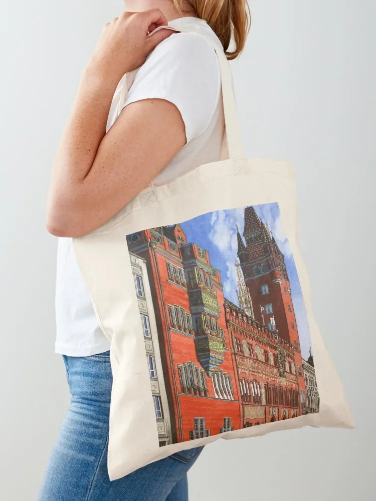 Basler Rathaus Tote Bag Shopper bag Canvas stote bag shopper woman