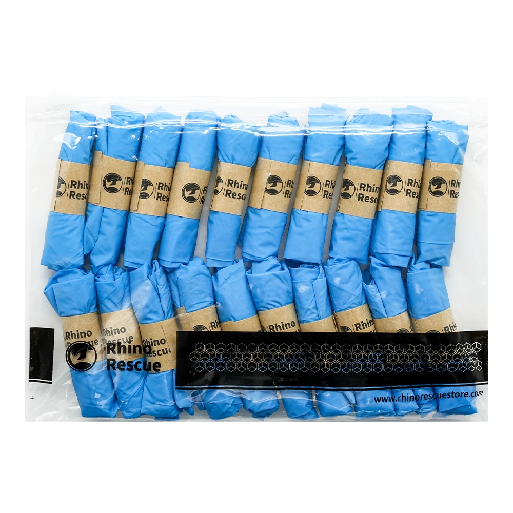 Rhino Rescue Gloves-Powder Free, Latex Free & Rubber Free - Single Use Non-Sterile Protective Gloves