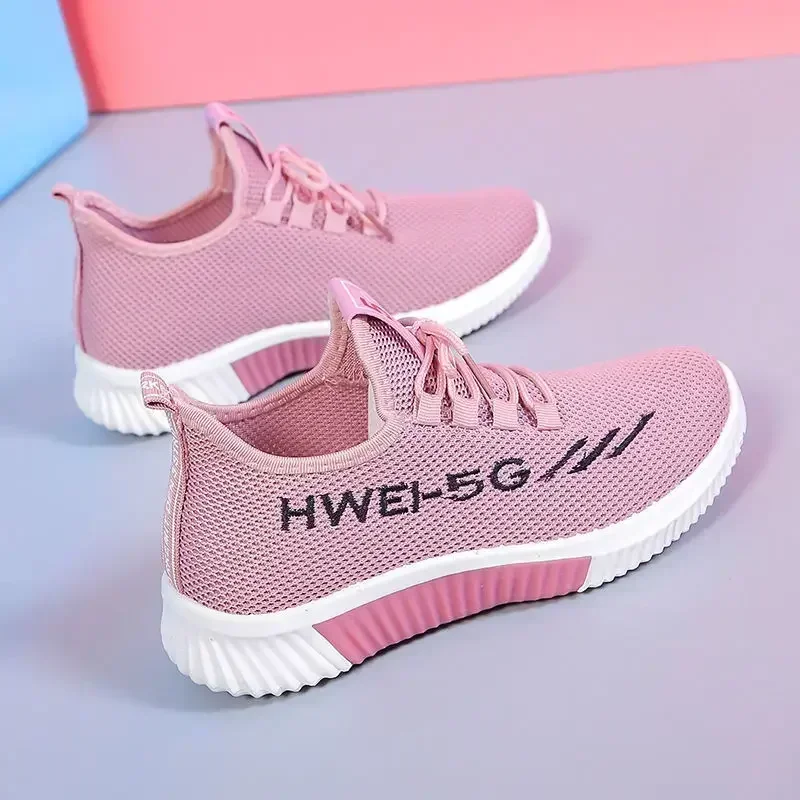 2025 Spring/Summer New Korean Casual Shoes, Breathable Cloth Shoes, Foreign Trade Sports Shoes, Women's Fashion Single Shoes image 3