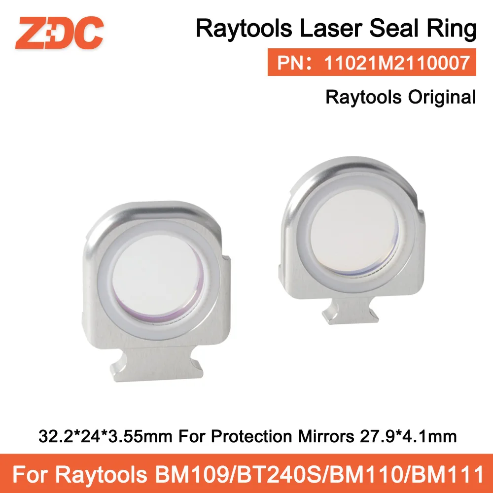 ZDC Raytools Original Seal Ring 32.2*24*3.55mm 11021M2110007 for Protection Lens  BT240S BM109 BM111 Raytools Fiber Laser Head