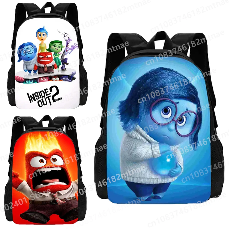 

Disney Movie Inside Out Backpack Cartoon Schoolbag Children Book Bag Boy Girl Anime Bags Large Capacity Knapsack Holiday Gift