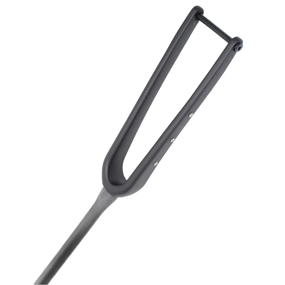 شوكة أمامية للدراجة من ألياف الكربون فائقة لحصى الطريق مع كابل داخلي لمحور أسطواني الطريق 700x45c قطر التثبيت 28.6 مللي متر