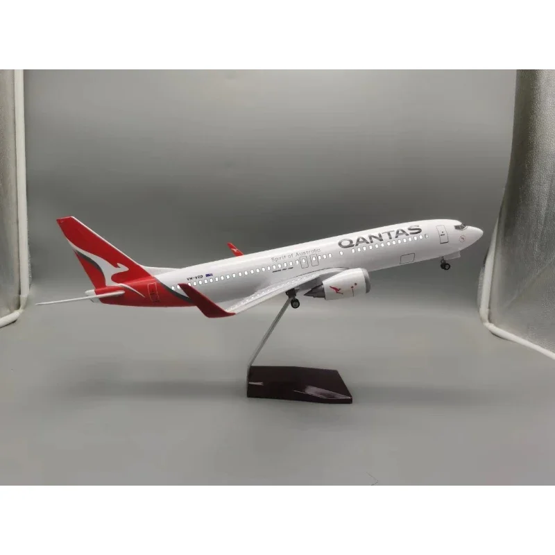 

Масштаб 1/80, 47 см, самолет авиакомпании Qantas B737 со стандартными литыми искусственными игрушками, коллекция, дисплей, подарки, украшение для фанатов