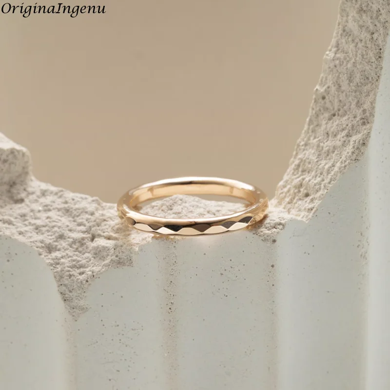 14K Gold Filled Dainty Stacking Ring Designer Jewelry Dating Ring Jewelry Women Luxury High Quality Gift for Women Original Gift