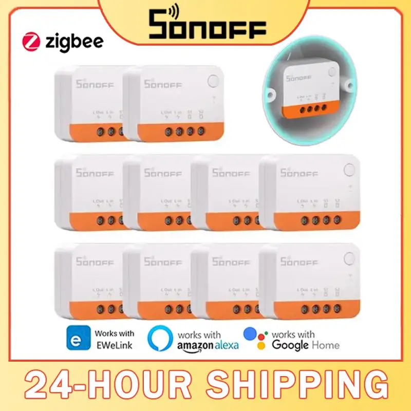 SONOFF ZBMINI L2 Extreme ZigBee Smart Switch No Neutral Wire Required DIY 2-Way Control Switch Work With ZBBridge Support Alexa