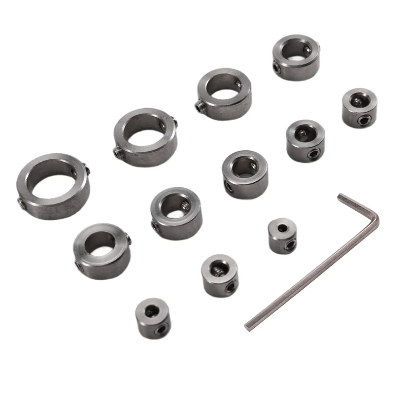 

【Улюбимый!】Набор ограничительных колец для прямое сверло, позиционирующее кольцо, ограничительное кольцо глубины сверления, ограничительное кольцо 3-16 мм, ограничительное кольцо для сверления