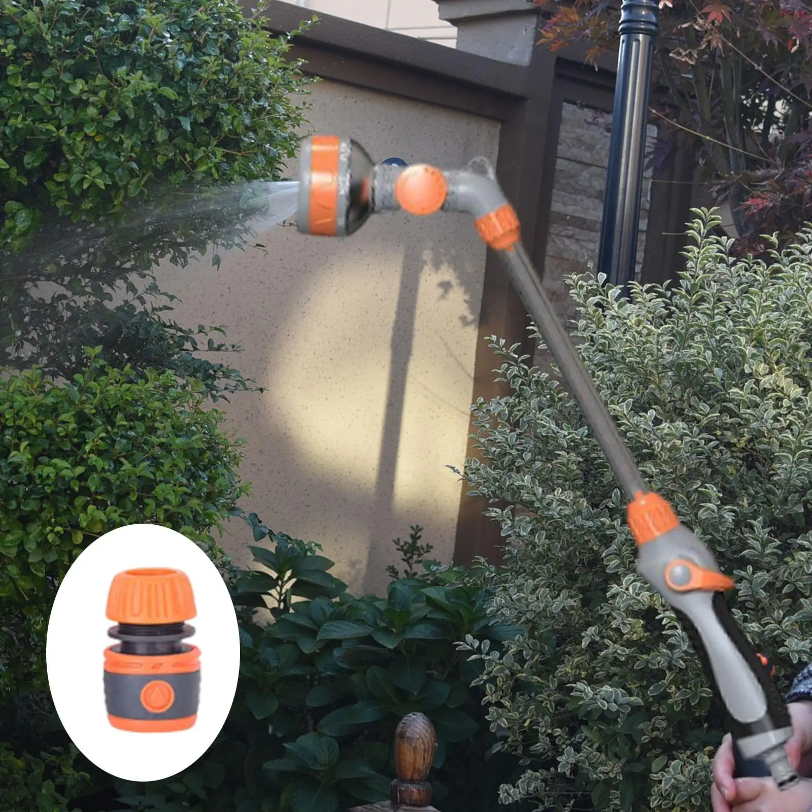 

Garden Hose Wand with G1/4 Thread Adapter for Public Green 18.50inch